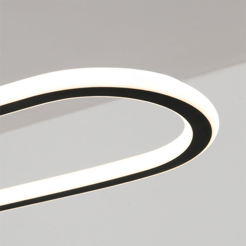 Nordic Minimalist Island Light Modern LED Pendant Lamp with Silica Gel Shade