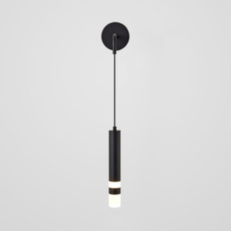 Metal Cylinder Wall Sconce Lighting Modern Style Multi Lights Wall Mounted Reading Lights