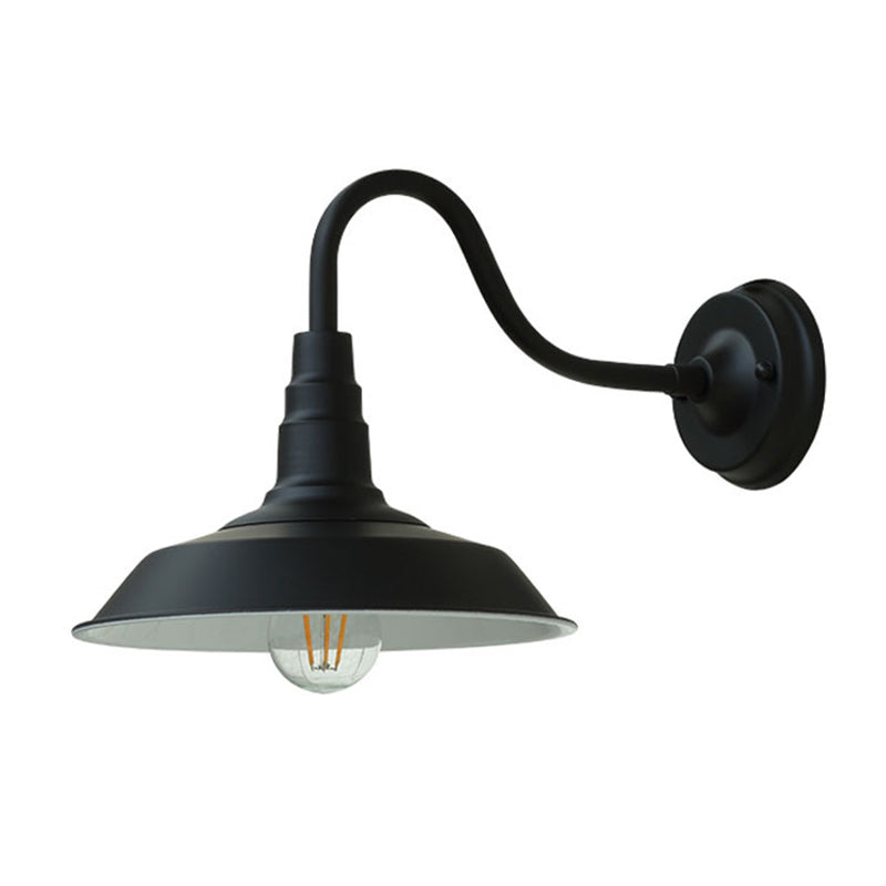 Metal Barn Wall Sconce Lighting Industrial Style 1 Light Wall Lamps