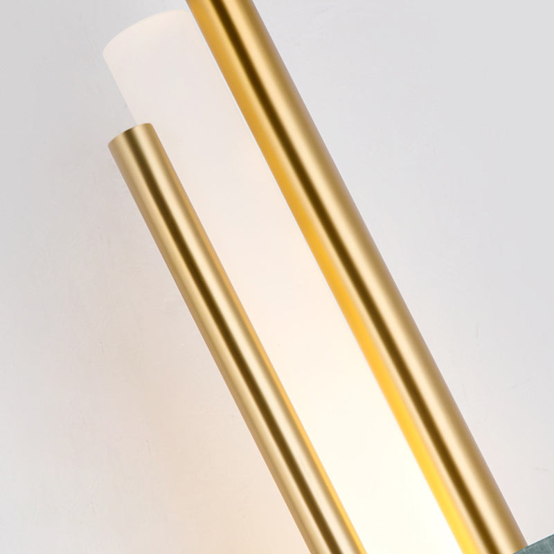 Metal Cylinder Wall Sconce Lighting Modern Style 1 Light Wall Lighting Fixtures