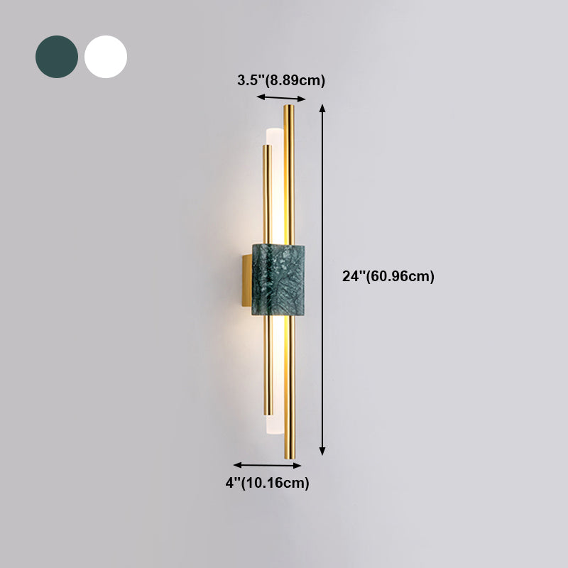 Metal Cylinder Wall Sconce Lighting Modern Style 1 Light Wall Lighting Fixtures
