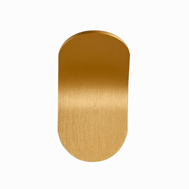 Metal Oval Shade Wall Sconce Modern Style 1-Light Wall Mounted Light