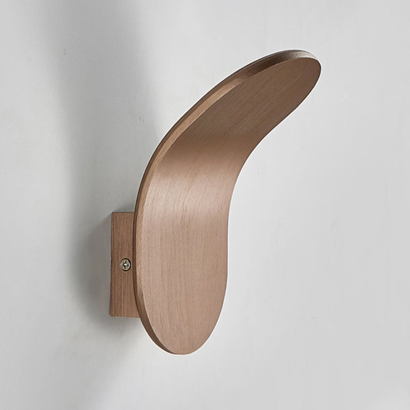 Metal Oval Shade Wall Sconce Modern Style 1-Light Wall Mounted Light