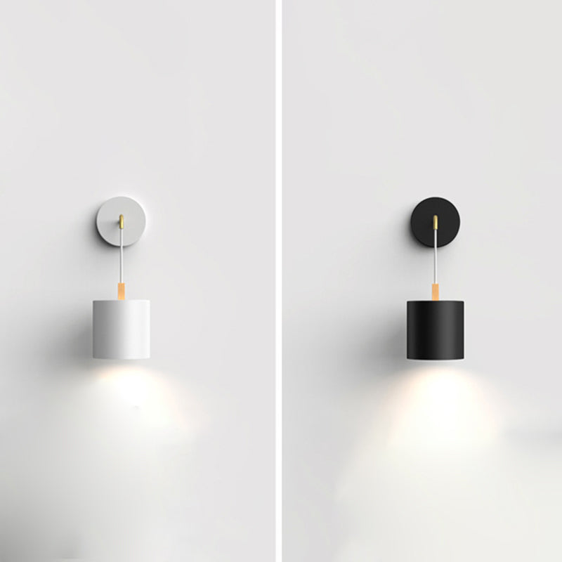 Modern Style Wall Light Fixture Creative Wooden Geometric Wall Light Sconce for Bedroom