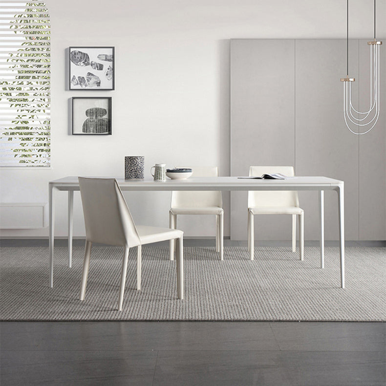 Designer Style Sintered Stone Top Dining Set Rectangle 1/4/5/6/7 Pieces Dining Table Set