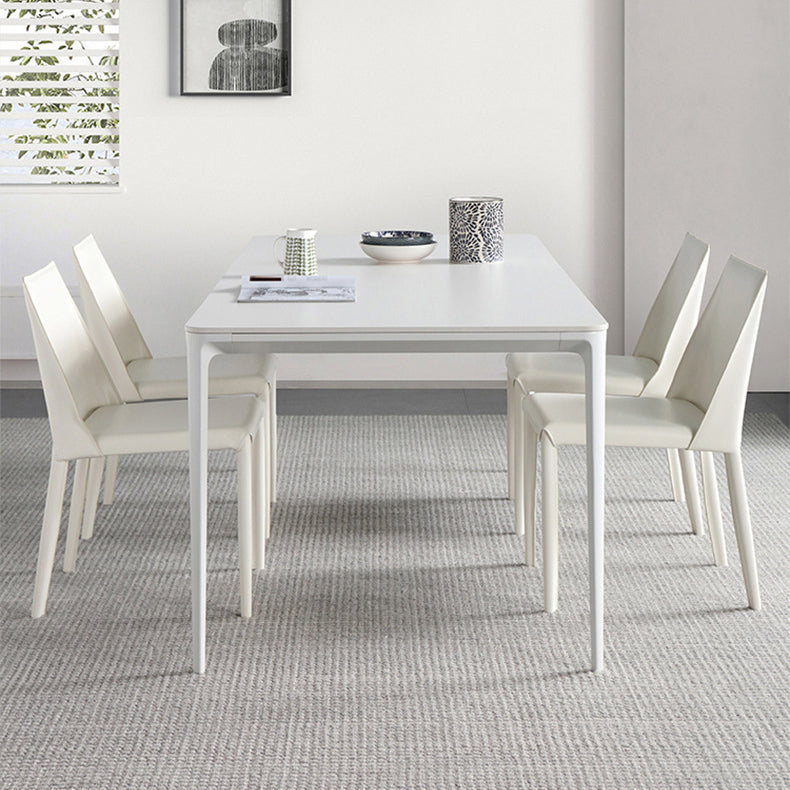 Designer Style Sintered Stone Top Dining Set Rectangle 1/4/5/6/7 Pieces Dining Table Set