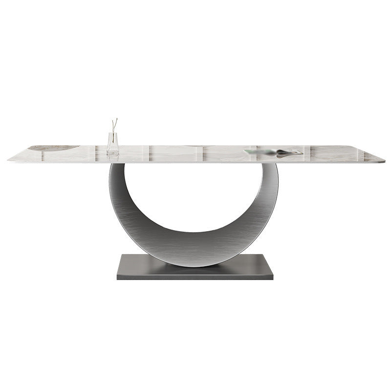 Designer Style Sintered Stone Dining Set Rectangle 1/3/4/5/7 Pieces Dinette Table Set