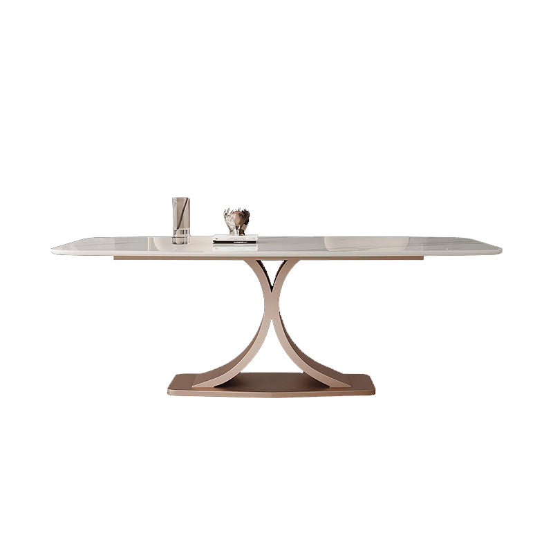 Luxury Sintered Stone Top Dining Set Rectangle 1/3/4/5/6 Pieces Dining Table Set