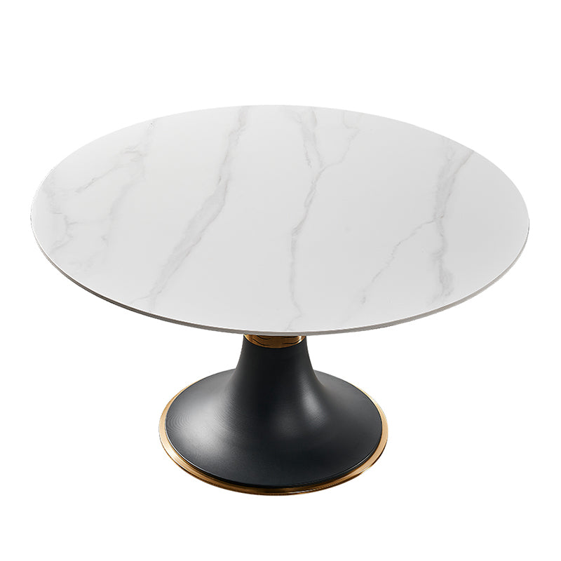 Modern Style Sintered Stone Dining Round Table Set 1/3/4/5/7 Pieces Dining Set