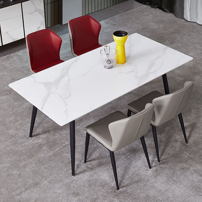 Modern Style Sintered Stone Dining Round Table Set 1/4/5 Pieces Dining Set