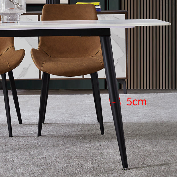 Modern Style Sintered Stone Dining Round Table Set 1/4/5 Pieces Dining Set