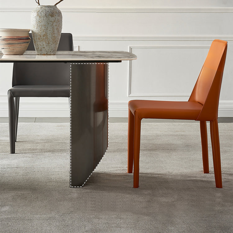 Modern Sintered Stone Dining Round Table Set 1/4/5 Pieces Dining Set