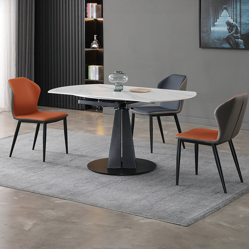 Modern Sintered Stone Dining Round Table Set 1/4/5/7 Pieces Dining Set