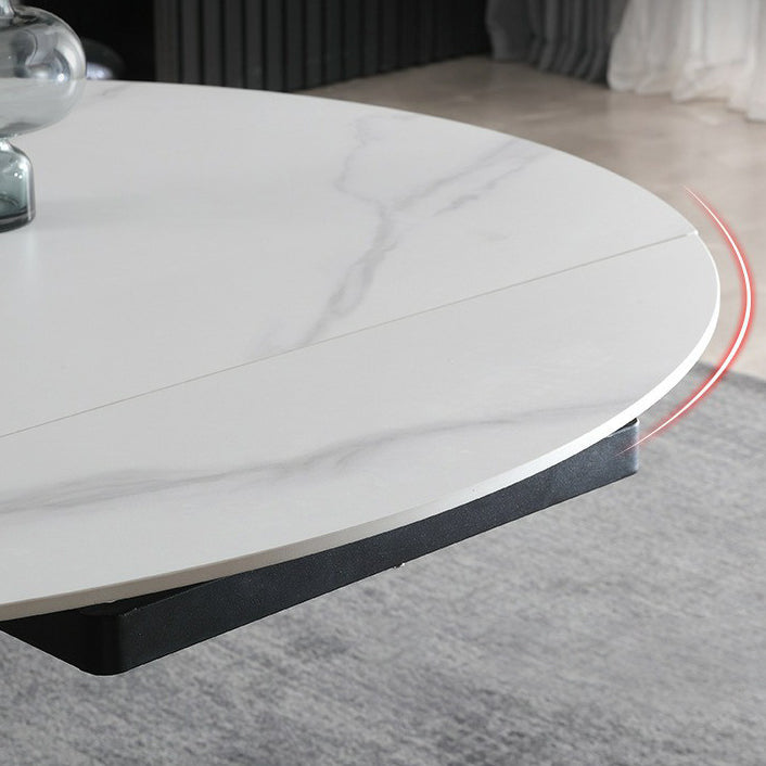 Modern Sintered Stone Dining Round Table Set 1/4/5/7 Pieces Dining Set