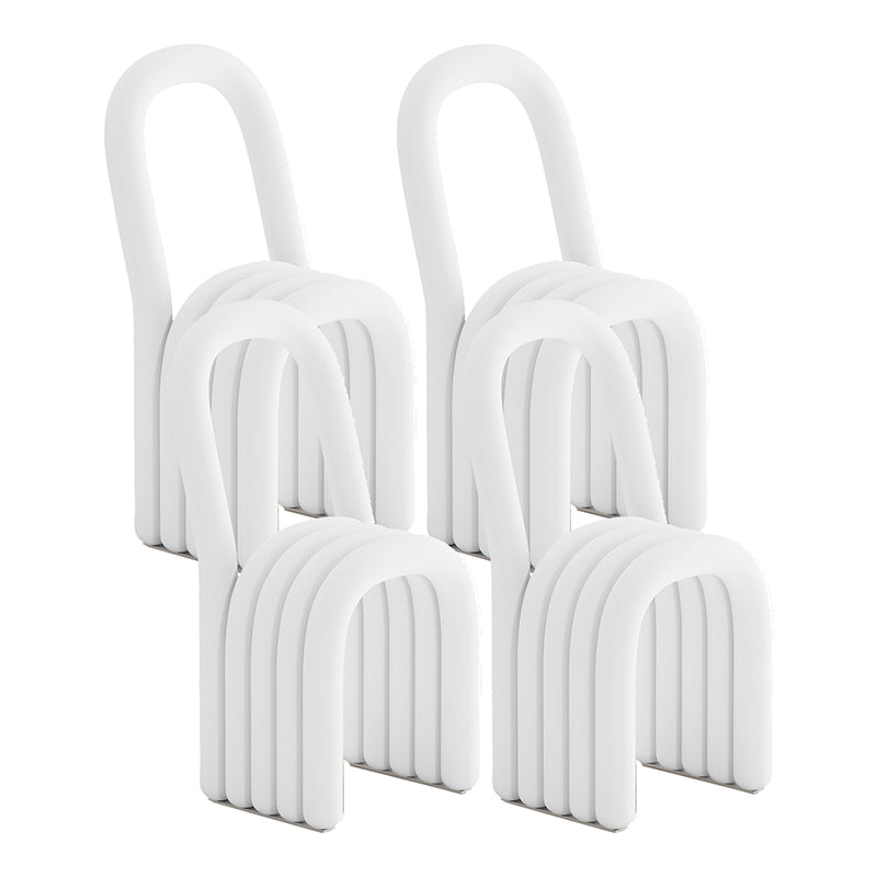 Modern Style Side Chair Velvet Open Back Armless Dining Chair for Home