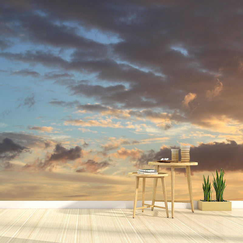 Modern Style Photography Mural Wallpaper Sky Living Room Mural Wallpaper