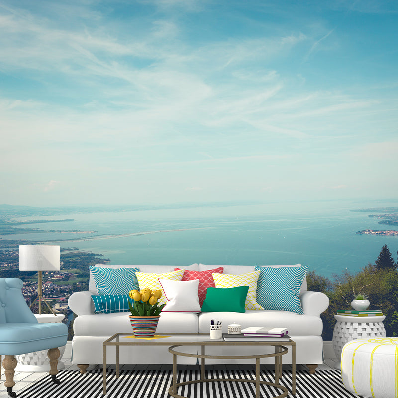 Eco-friendly Sky Photography Wall Mural Living Room Wallpaper