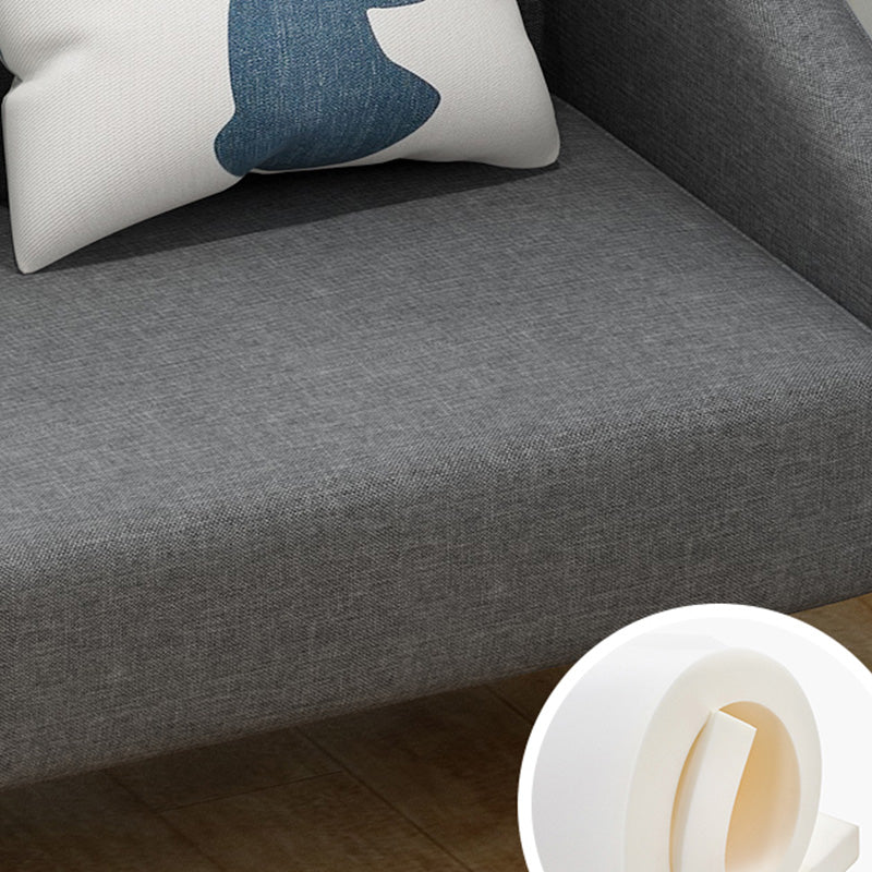 Arms Included Barrel Chair Pillow Back Accent Chair, 23.62" W √ó 23.62" L √ó 30.71" H