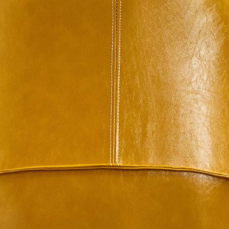 Solid Color Bedroom Leather Arms Included Round Arms Camel Back Barrel Chair