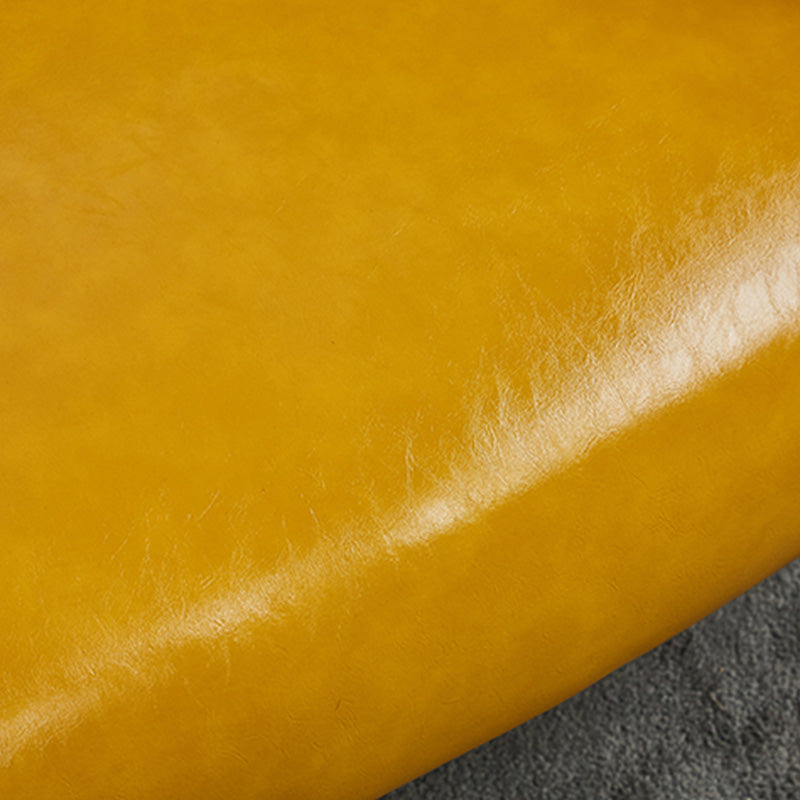 Solid Color Bedroom Leather Arms Included Round Arms Camel Back Barrel Chair