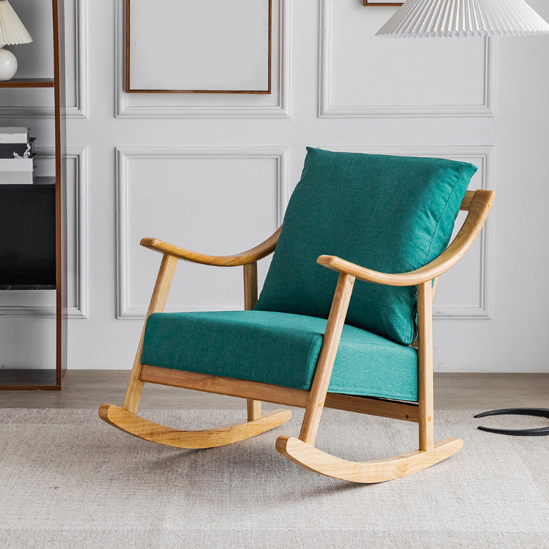 25.19" W x 32.28" D Lounge Accent Chair with Sled Base Pillow Back Armchair