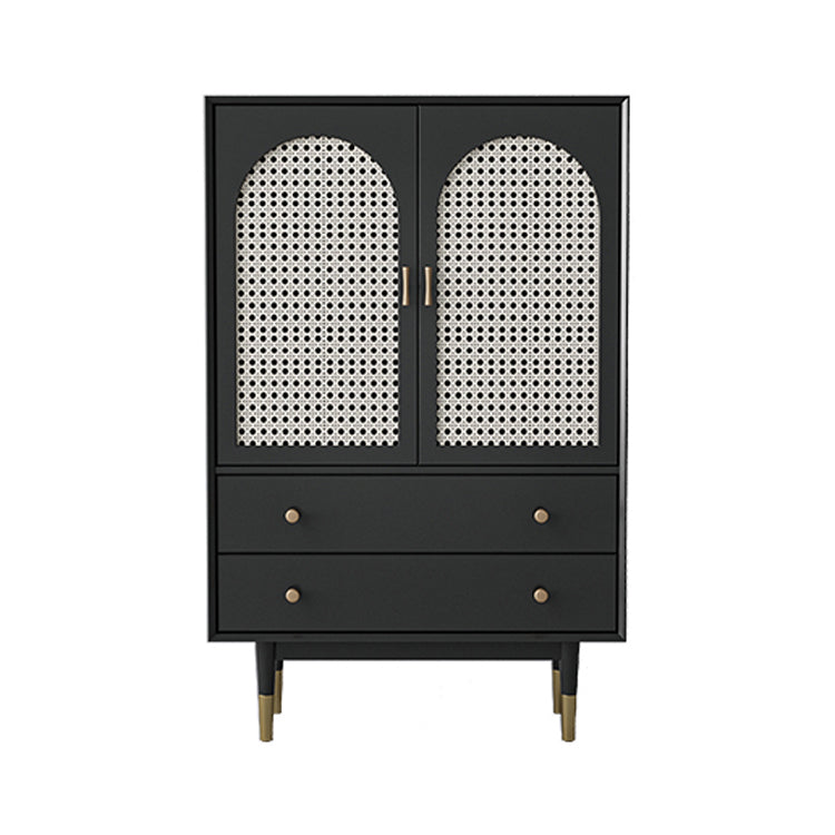 Wooden Rectangle Storage Sideboard Luxury Cabinet with Drawers and Doors