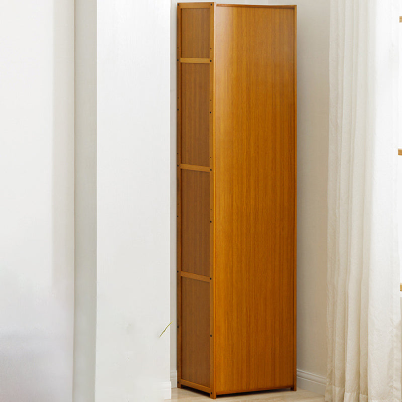 Modern Style Bookshelf Standard Closed Back Wooden Bookcase for Home