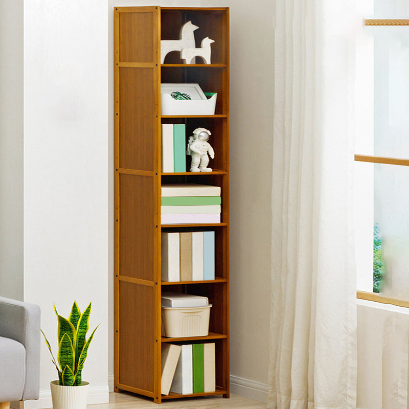 Modern Style Bookshelf Standard Closed Back Wooden Bookcase for Home
