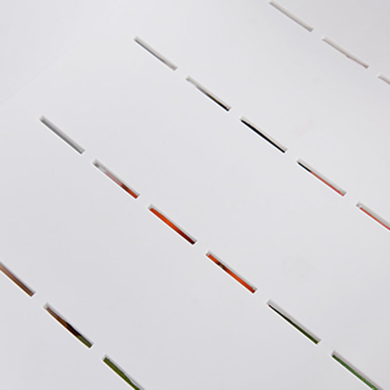 Plastic Geometric Bookcase Contemporary Style Open Back Shelf with Wheels