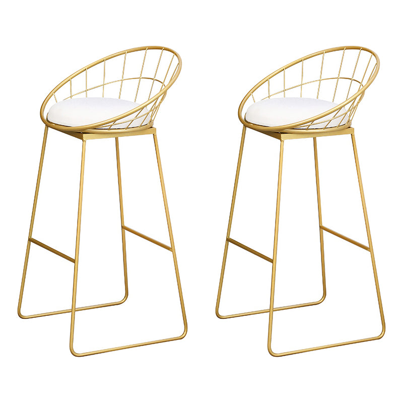 Glam 1/2/3/4/5 Pieces Round Bar Table Set Fixed Table Counter Set for Dining Room