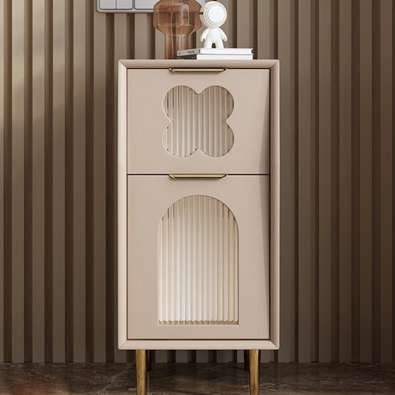 Solid Wood Drawer Storage Night Table Modernism Bed Nightstand