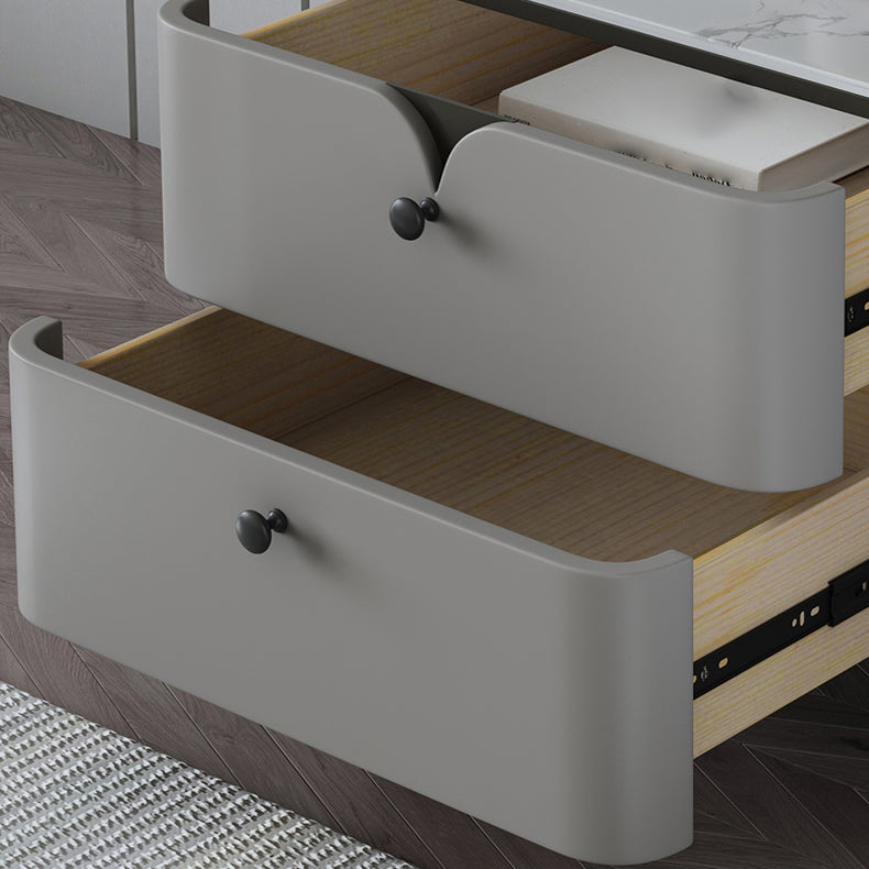 White/grey/yellow Metal Solid Wood Frame Black Cabinet Foot Stand Nightstand