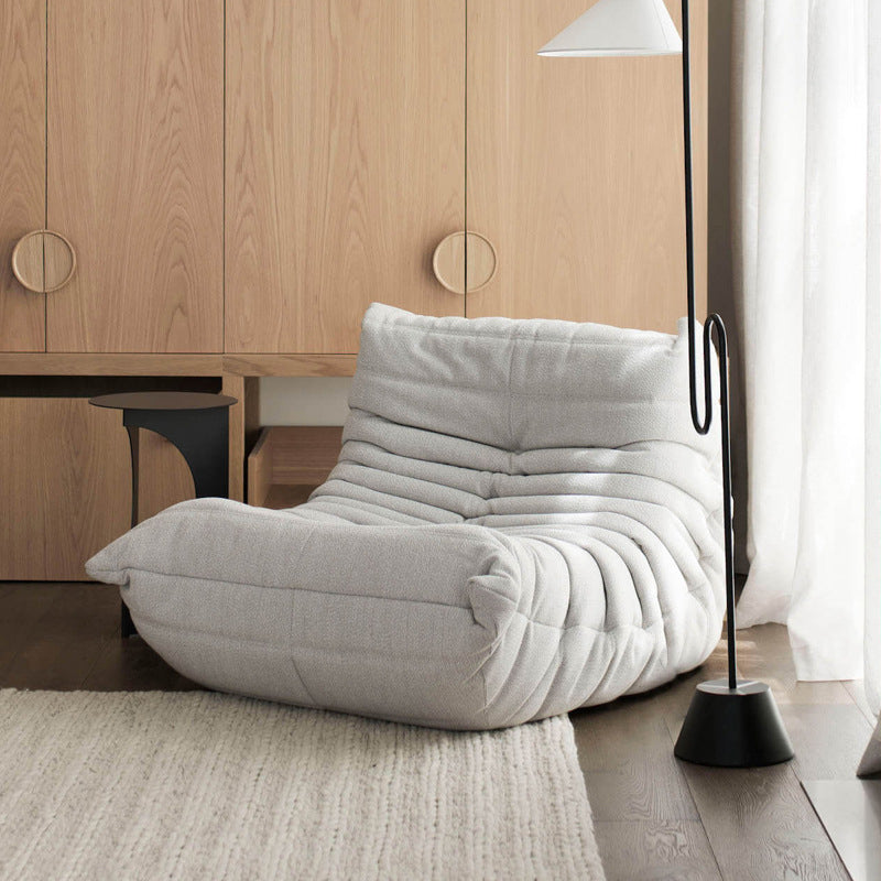 Modern Parsons Chair, Solid Color Accent Chair with Biscuit Back