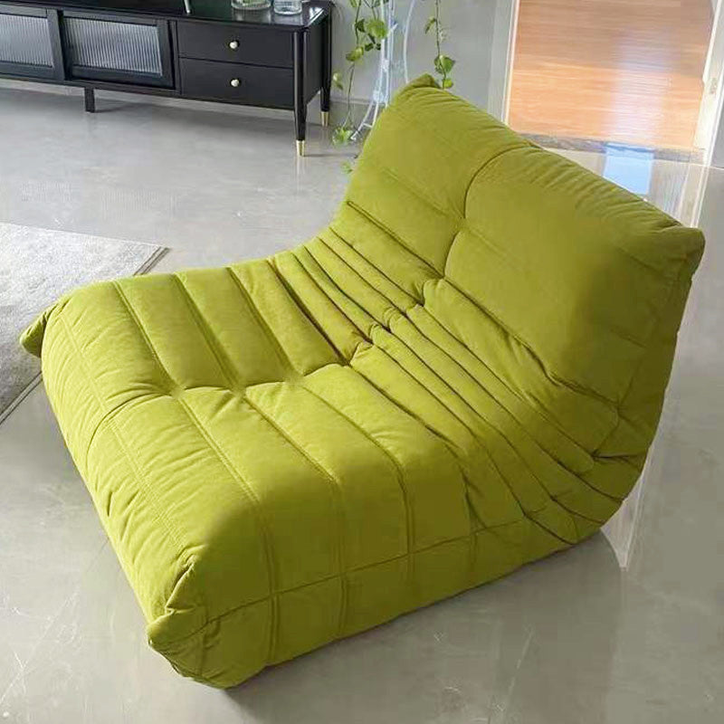 Modern Parsons Chair, Solid Color Accent Chair with Biscuit Back