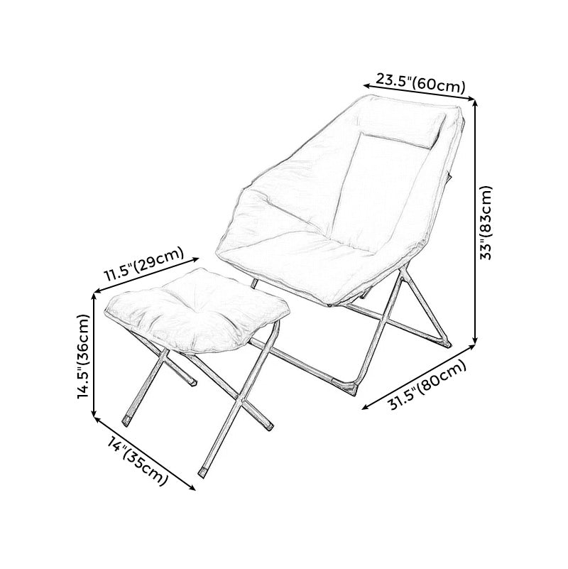 Velvet Chair 21.65" L X 27.55" W X 32.67" H Accent Room Chair