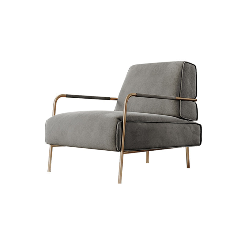 Contemporary Arm Accent Chair Modern Cushion Back Accent Chair