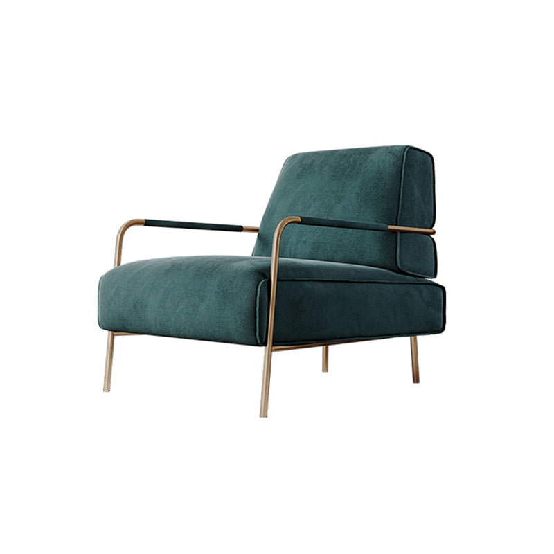 Contemporary Arm Accent Chair Modern Cushion Back Accent Chair