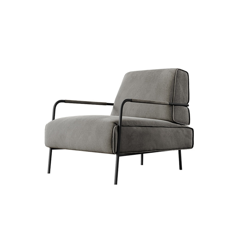 Contemporary Arm Accent Chair Modern Cushion Back Accent Chair