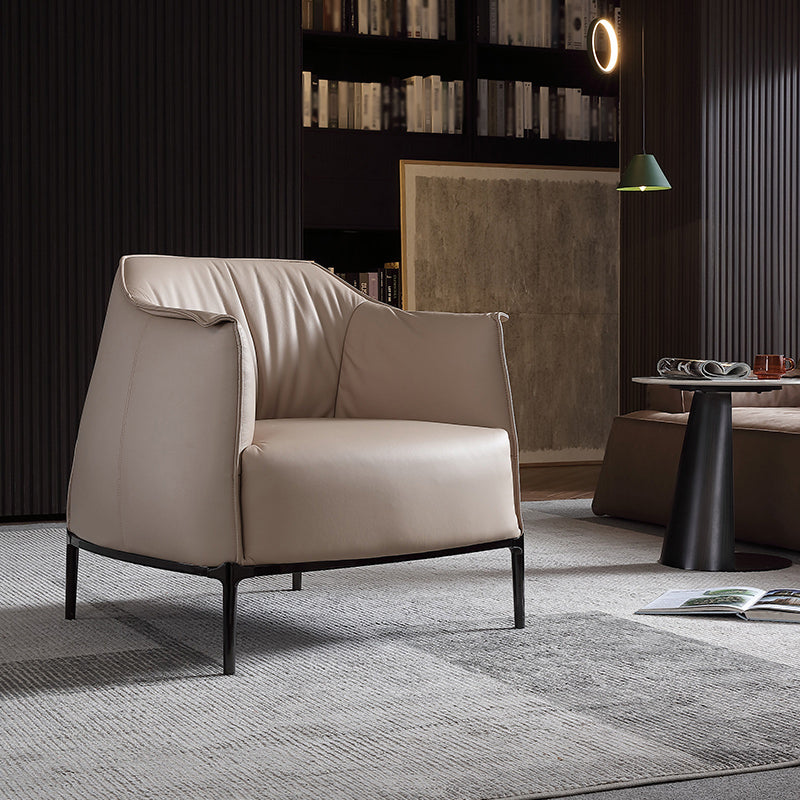 Barrel Chair 31.49" L x 33.46" W x 31.49" H Arms Included Barrel Accent Chair