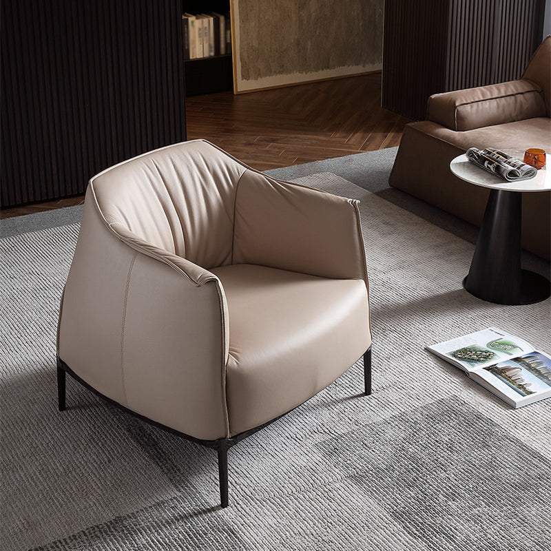 Barrel Chair 31.49" L x 33.46" W x 31.49" H Arms Included Barrel Accent Chair