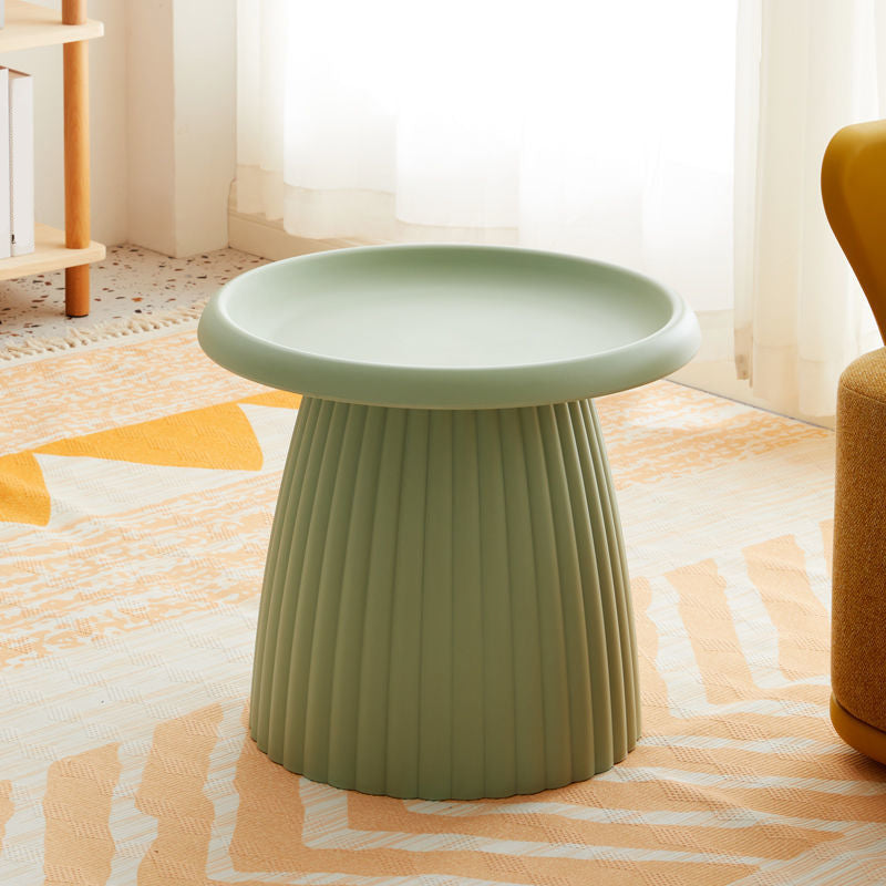 Modern Style Cocktail Table Acrylic Material Multi-color Selection Round Coffee Table