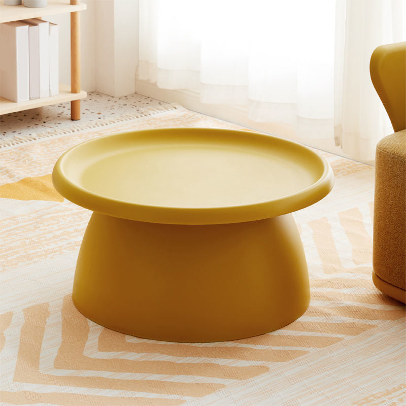 Pedestal Base Design Cocktail Table Acrylic Material Multi-color Selection of Coffee Table