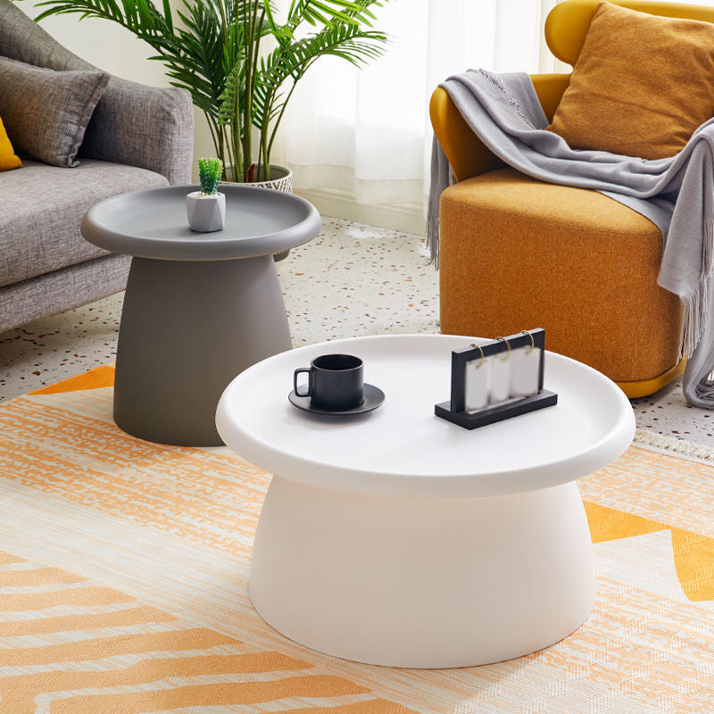 Pedestal Base Design Cocktail Table Acrylic Material Multi-color Selection of Coffee Table