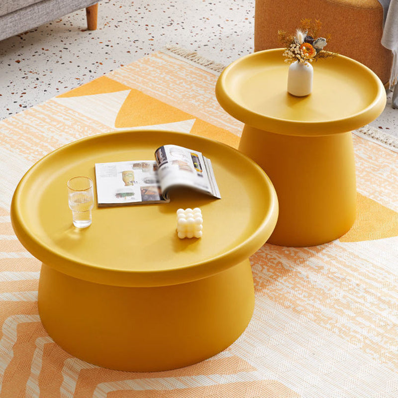 Pedestal Base Design Cocktail Table Acrylic Material Multi-color Selection of Coffee Table