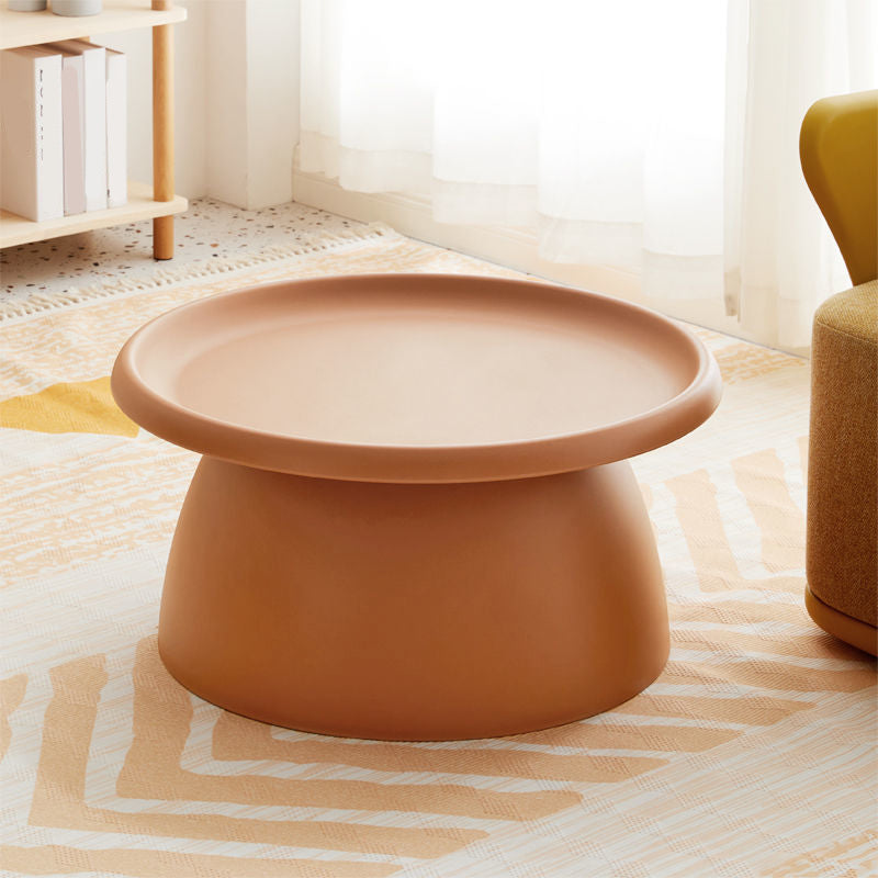 Pedestal Base Design Cocktail Table Acrylic Material Multi-color Selection of Coffee Table