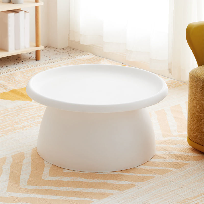 Pedestal Base Design Cocktail Table Acrylic Material Multi-color Selection of Coffee Table