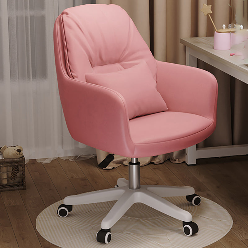 Contemporary Ergonomic Desk Chair Upholstered Pillow Included Office Chair