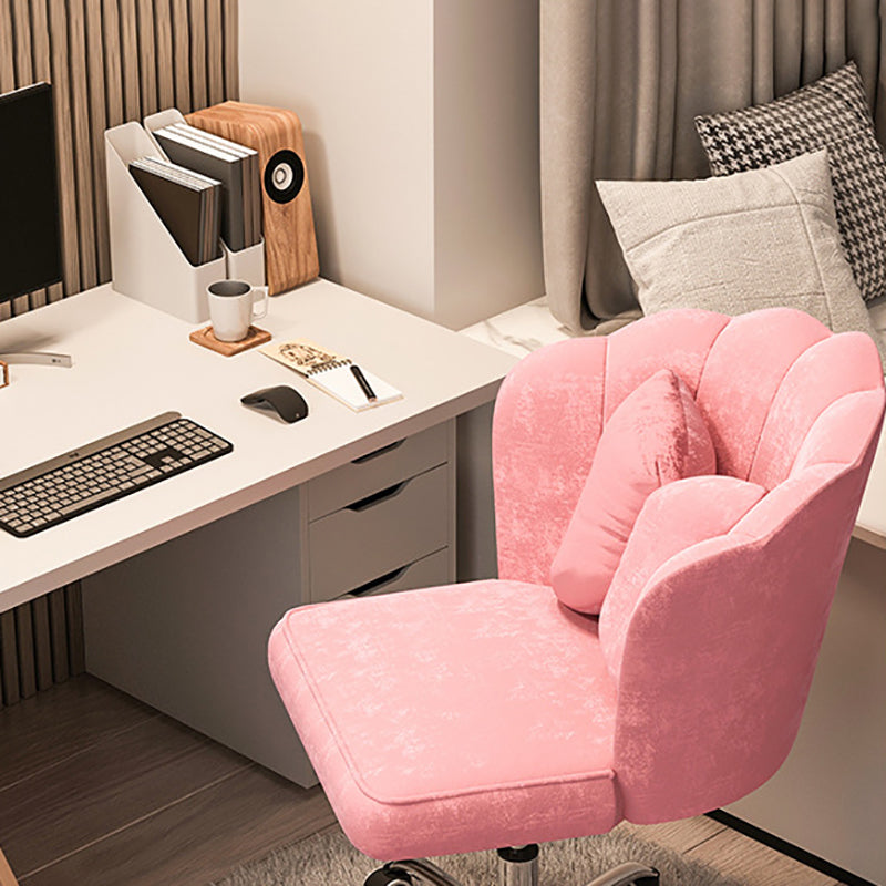 Ergonomic Pillow Included Desk Chair Contemporary Upholstered Office Chair