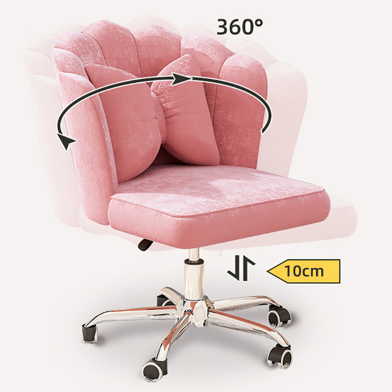 Ergonomic Pillow Included Desk Chair Contemporary Upholstered Office Chair