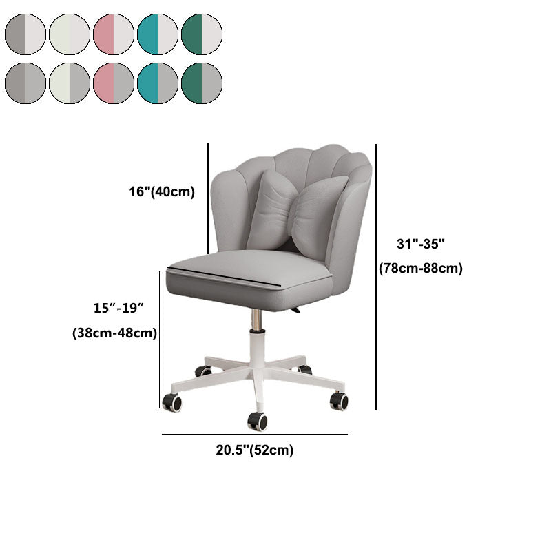 Ergonomic Pillow Included Desk Chair Contemporary Upholstered Office Chair